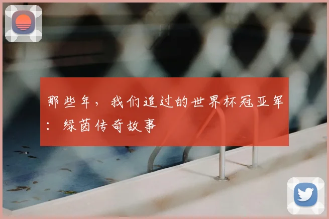 那些年，我们追过的世界杯冠亚军：绿茵传奇故事