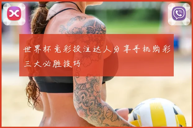 世界杯竞彩投注达人分享手机购彩三大必胜技巧